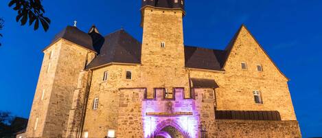 Front of property - evening/night