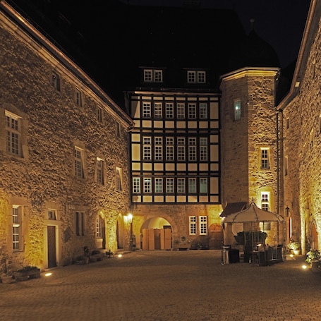 Exterior detail. Schloss Spangenberg