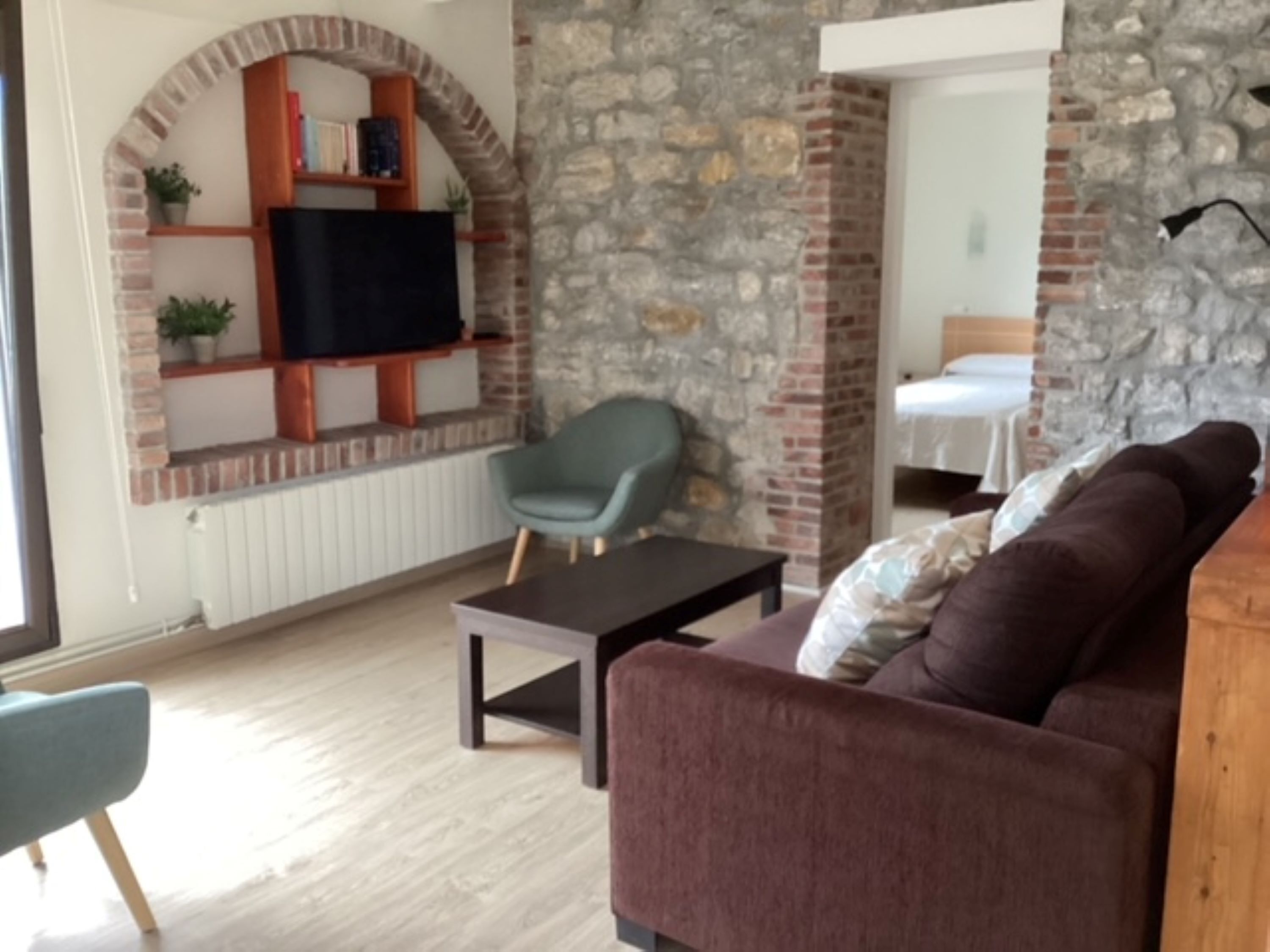 Apartment Pueblo de Mogro with terrace, pool and garden-Beach- near Santander