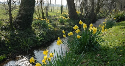 El granero en el molino francés