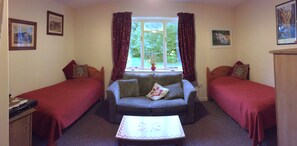 Fernseher, DVD-Player, Bücher