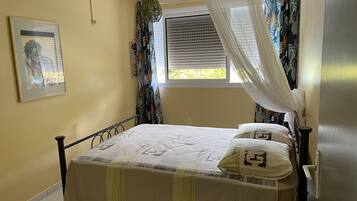 2 bedrooms, iron/ironing board, travel crib, WiFi