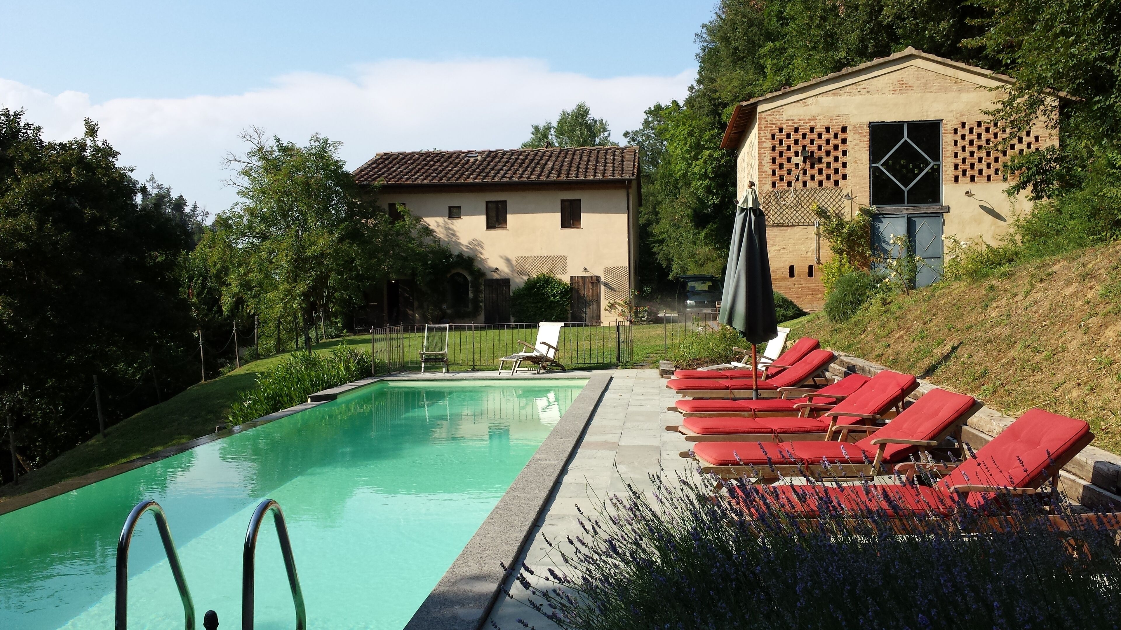 Villa with Private Pool And Garden, nestled in the Tuscan landscape