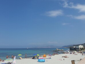 On the beach