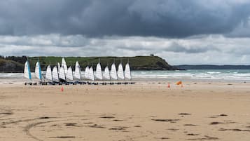 Accommodatie ligt op het strand