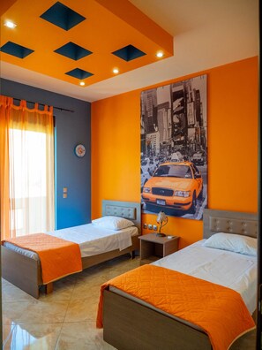 4 bedrooms, soundproofing, iron/ironing board, free WiFi
