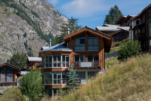 Superior Apartment mit Garten und herrlichem Blick auf das Matterhorn.  Schnelles Wifi.