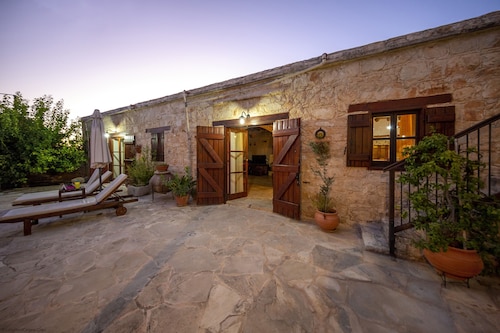 Traditional Stone Built Holiday Villa in Walled Courtyard with Private Pool