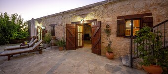 Traditional Stone Built Holiday Villa in Walled Courtyard with Private Pool