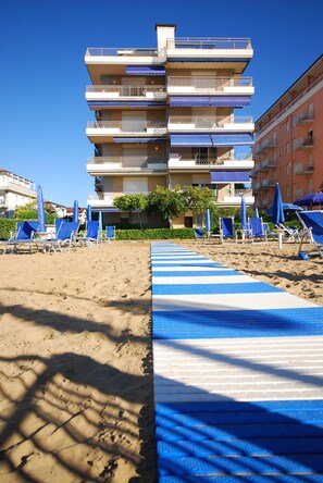Private beach