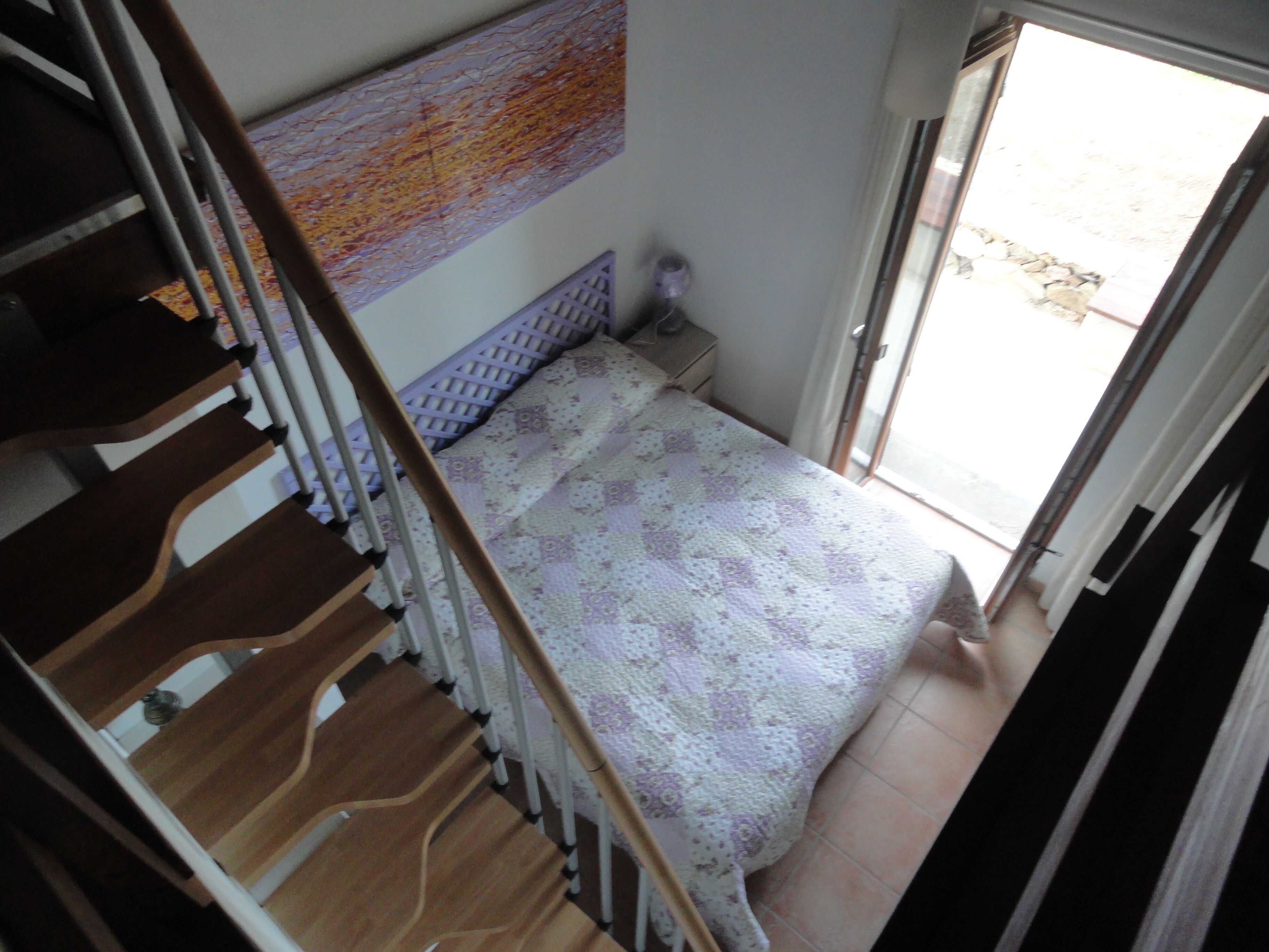 Isolated traditional sheepfold with pool overlooking the countryside. Sea at 500