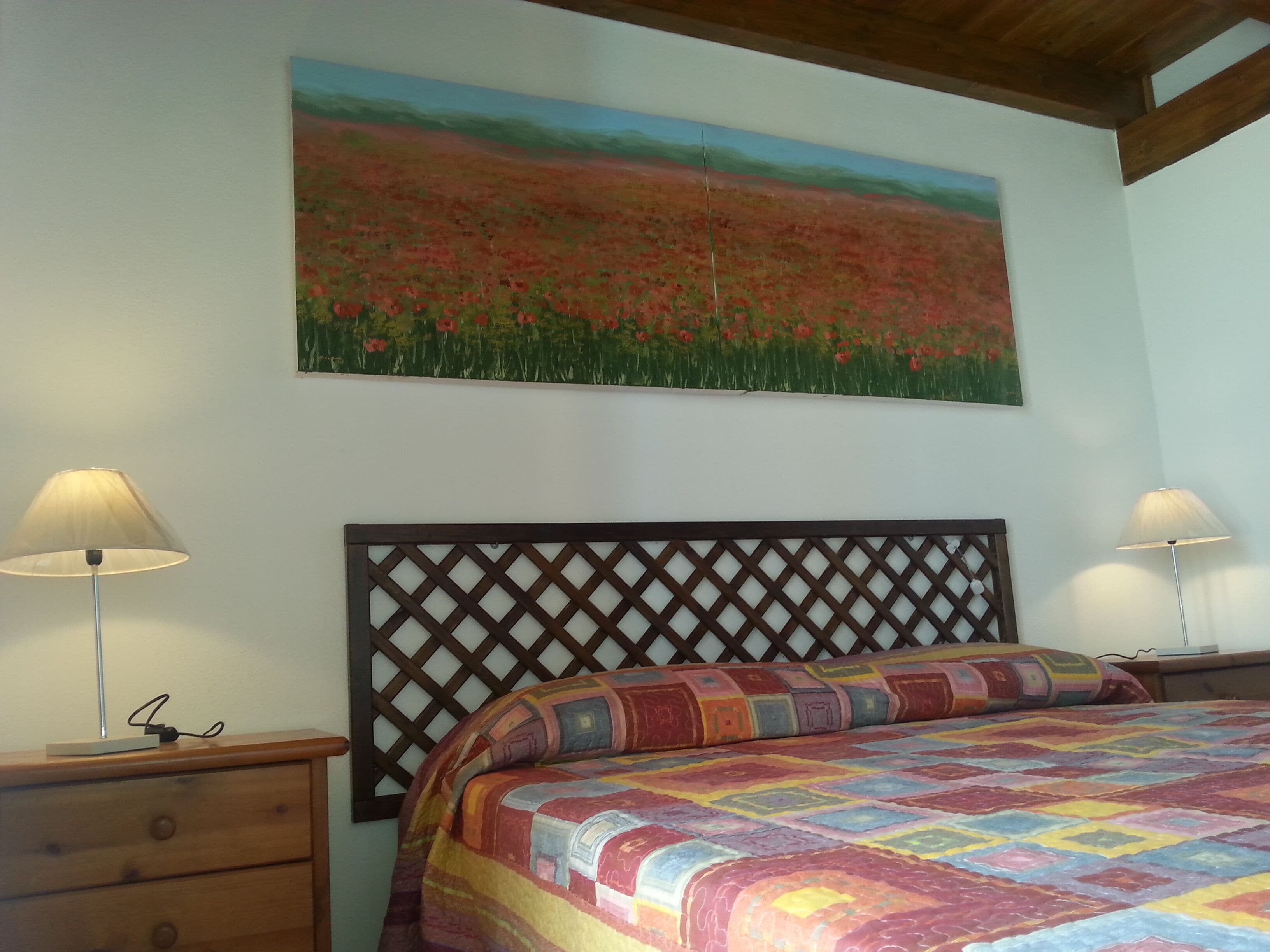 Isolated traditional sheepfold with pool overlooking the countryside. Sea at 500