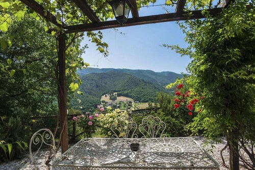 Beautiful villa in park with spectacular view and swimming pool