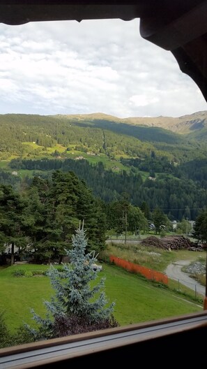 Blick von der Unterkunft