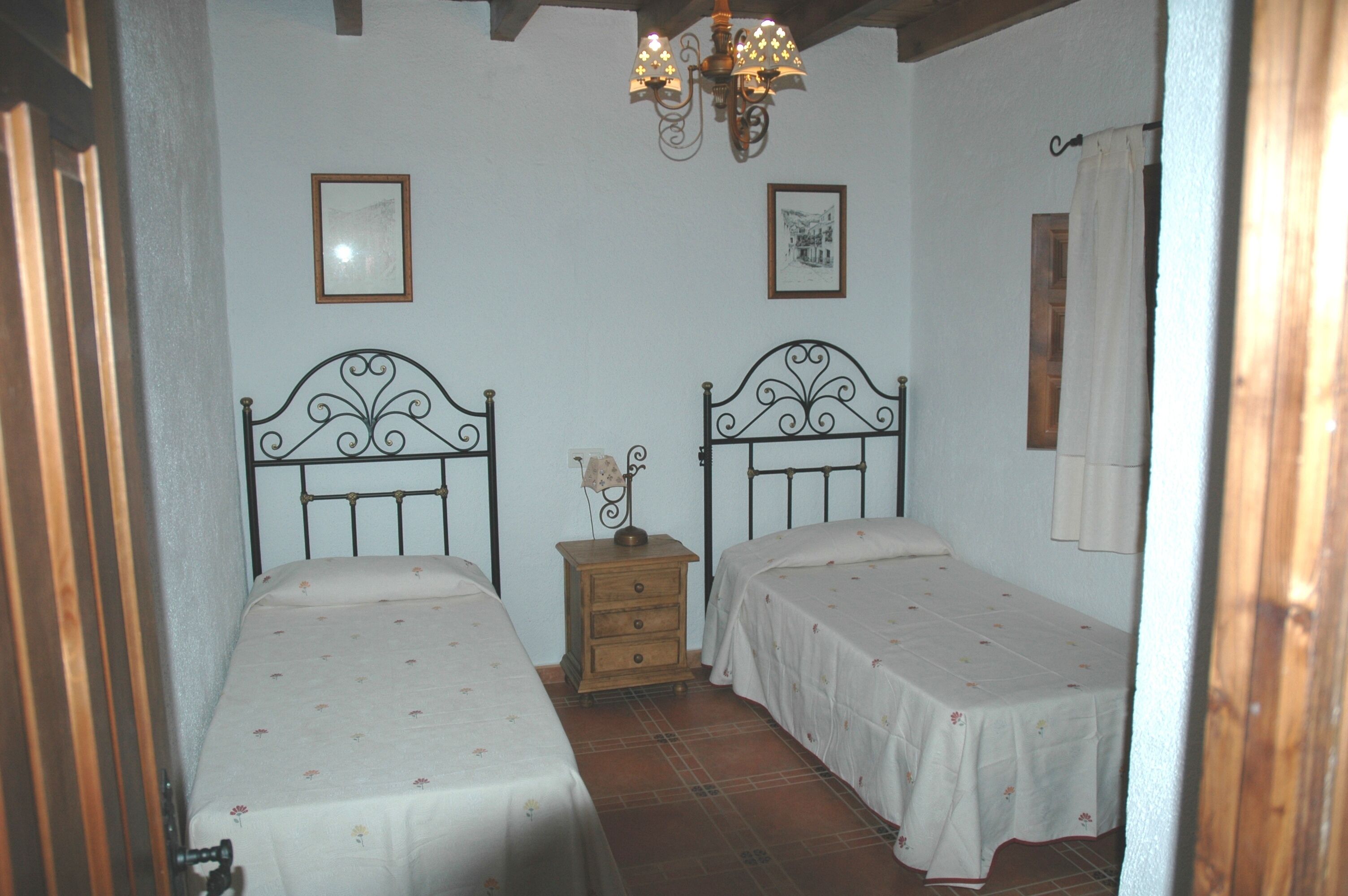 Secluded stone built country house, a totally private pool and amazing views.