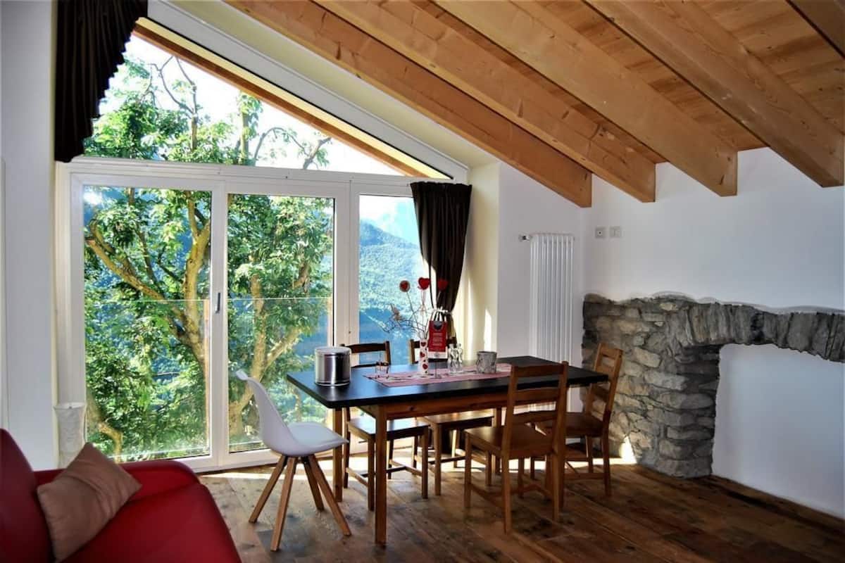 Appartamento Basic, 1 letto queen con divano letto, non fumatori, vista montagna | 3 camere, con stile personalizzato, con arredamento individuale