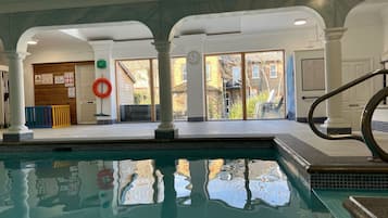 Indoor pool, a heated pool