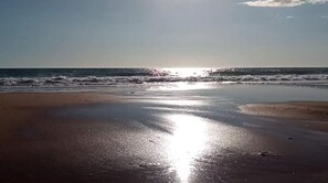 On the beach