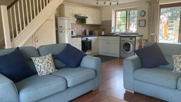 Smart TV, DVD player, books