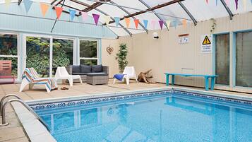 Indoor pool, a heated pool