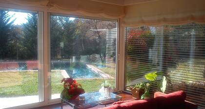 A modern and comfortable villa in a quiet and well-connected residential area