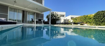 VILLA ENCINA PARA8PERS+PISCINA IND.VISTA AL MAR-IDEAL FAMILIA-A600MTRS DE PLAYAS