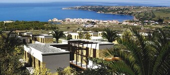 Villa auf Sizilien, Syrakus Brucoli mit Blick auf Ätna-Meer nahe dem Strand