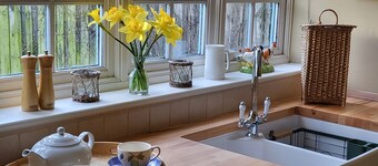 Fredelig, maleriske og stilfuld ejendom i en traditionel Omregnet Barn