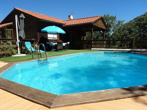 Pool - Timber frame house with garden (Vers)