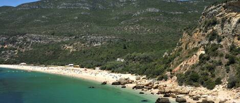 Vlak bij het strand, strandlakens