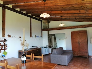 TV, stereo - Rustico farmhouse with garden and swimming pool in a hilly area (bastia-licciana nardi)