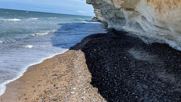 Vlak bij het strand