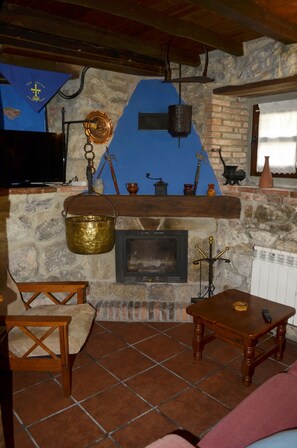 تلفزيون، مدفأة