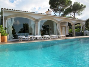 Pool - Roman villa Bonaire, near the beach, WiFi, pool, A/C, quiet area ETV2144 (ALCUDIA)