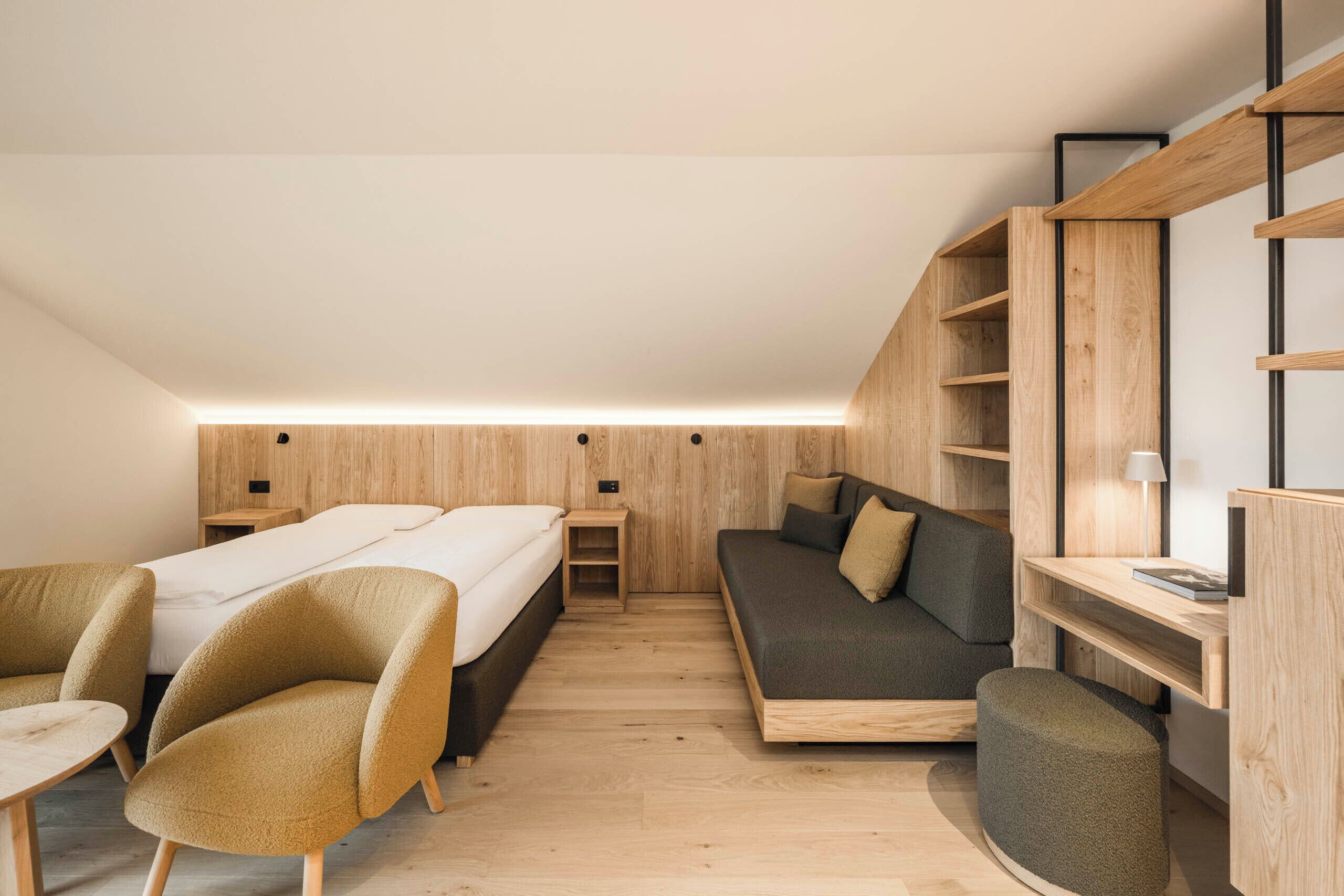 Chambre Triple Supérieure, balcon