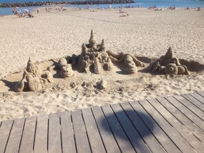 Beach nearby, sun-loungers