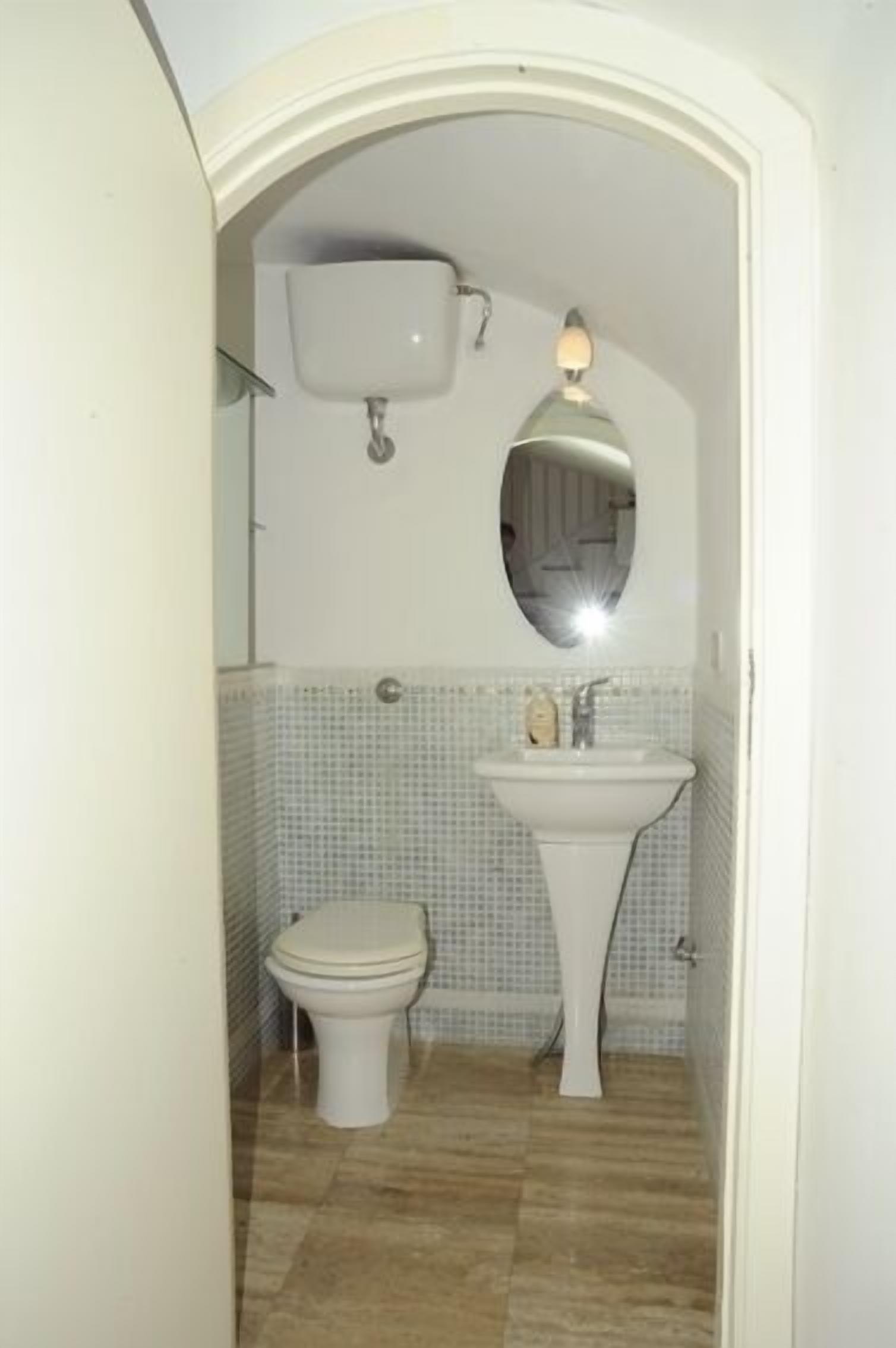 Historic house in the ancient city walls in the historic center of the Kalsa district