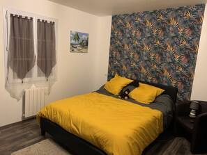 2 chambres, fer et planche à repasser, Wi-Fi