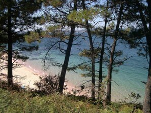Beach - Apartment Illa with terrace by the sea (Illa De Arousa, A (San Xulian))