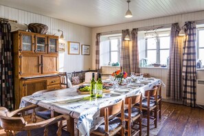 Dining - A beautiful & remote farmhouse on the Isle of Arran with outstanding sea views (Brodick)