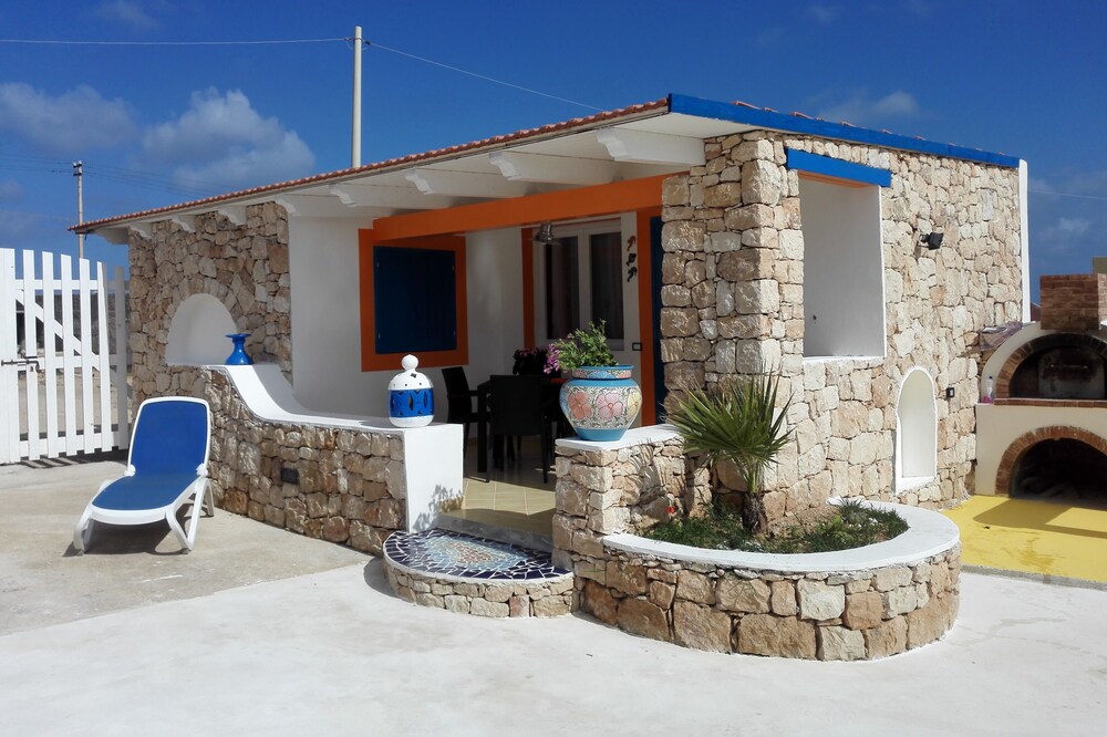 Orange house lampedusa