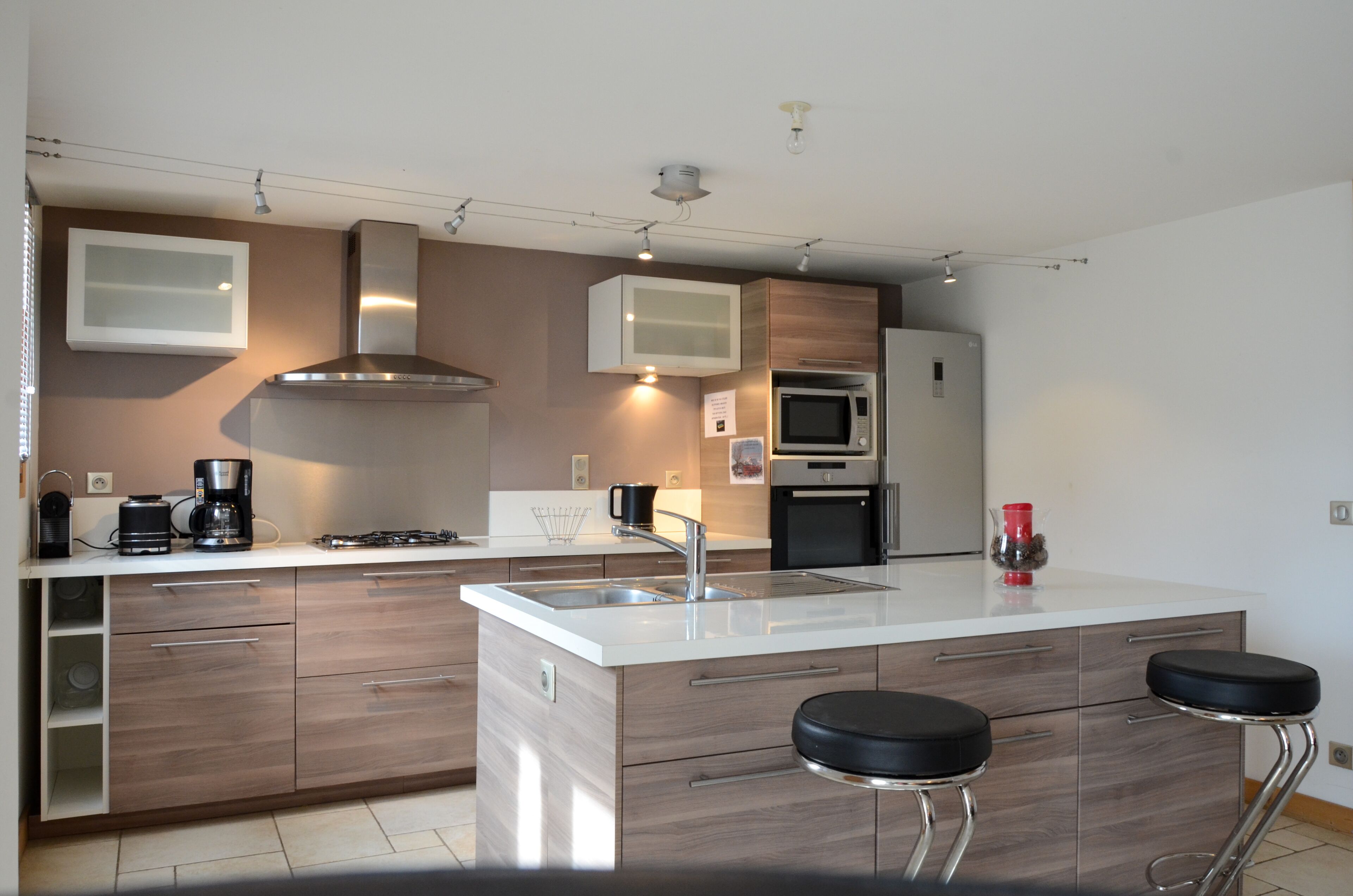 Appt for 10 pers. (4 bedrooms), 100 m. ski slopes of Espace Diamant