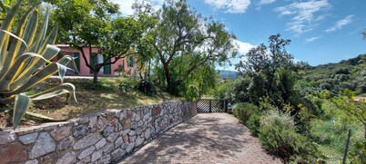 Villa surrounded by greenery ideal for sea relaxation trekking Mountainbike