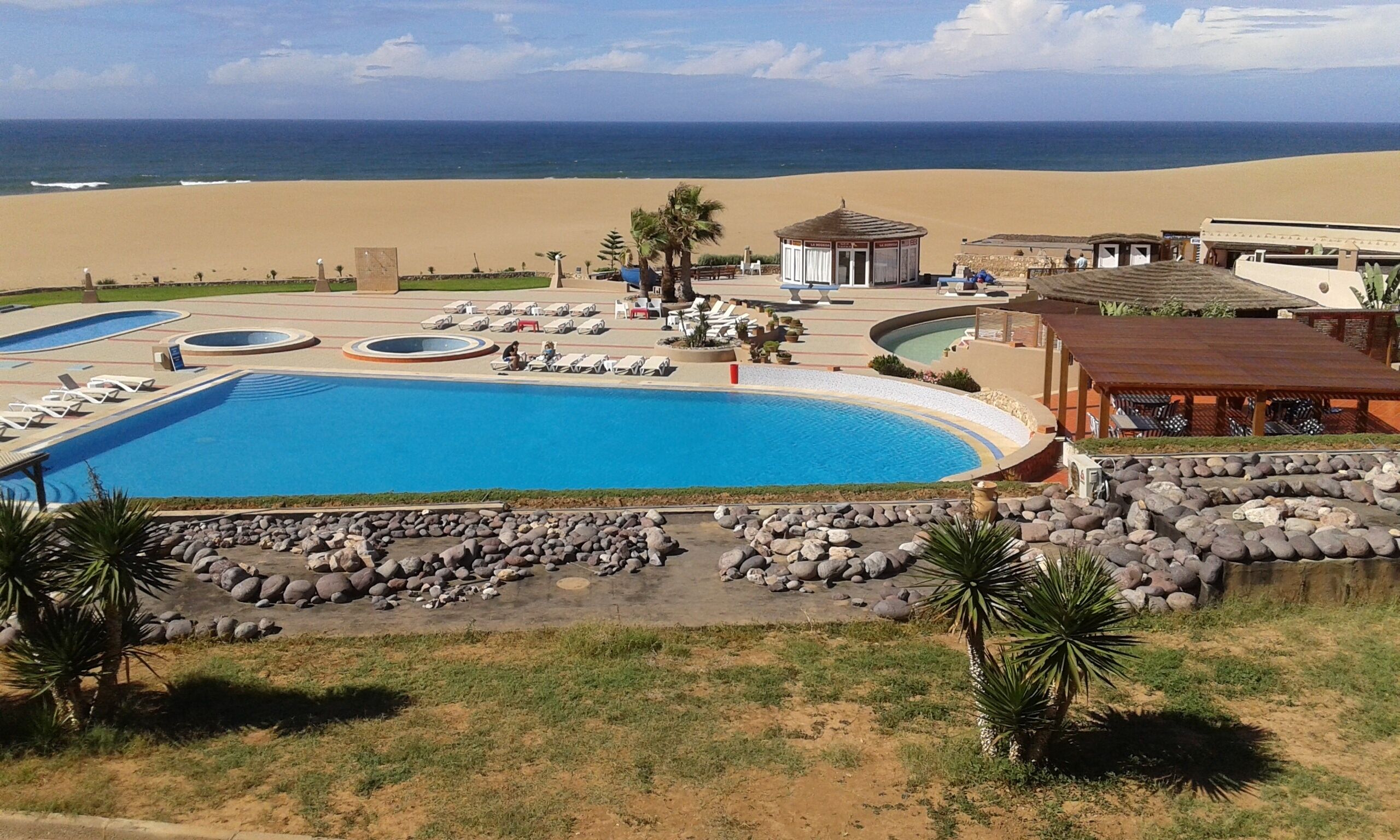piscine front de mer privée
