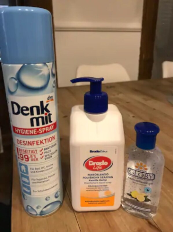 Dusche, Haartrockner, Bidet, Handtücher