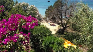 Vlak bij het strand, strandlakens