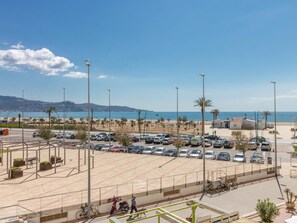 Vue sur la plage ou l’océan