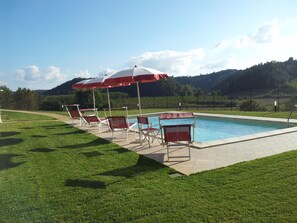 Pool - Detached house, private swimming pool, private fenced garden, panoramic view (Montopoli in val d'Arno)