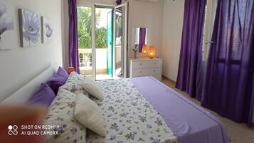 2 bedrooms, iron/ironing board, travel crib, WiFi