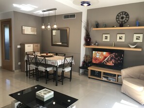 Smart TV, stereo, offices
